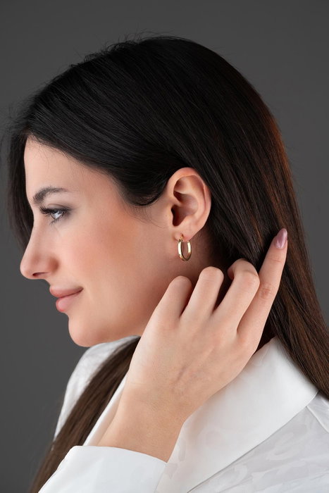 Heliophilia Silver Pendientes de Plata de Ley con Recubrimiento de Oro Heliophilia Silver Pendientes de Plata de Ley con Recubrimiento de Oro